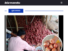 'bizmandu.com' screenshot