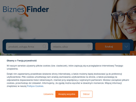 'biznesfinder.pl' screenshot