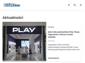 'biznesinfo.pl' screenshot