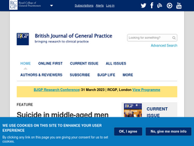 'bjgp.org' screenshot