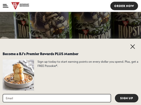 'bjsrestaurants.com' screenshot
