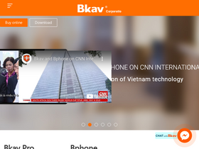 'bkav.com' screenshot
