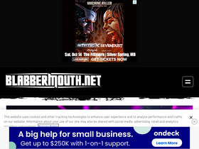 'blabbermouth.net' screenshot