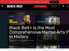 'blackbeltmag.com' screenshot