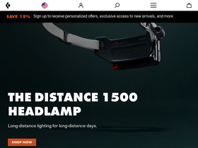 'blackdiamondequipment.com' screenshot