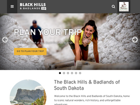 'blackhillsbadlands.com' screenshot