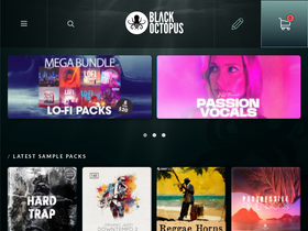 'blackoctopus-sound.com' screenshot