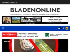 'bladenonline.com' screenshot