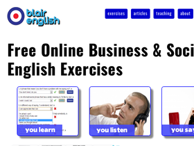 'blairenglish.com' screenshot
