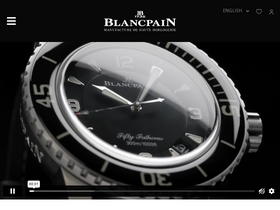 'blancpain.com' screenshot