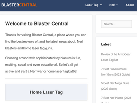 'blastercentral.com' screenshot