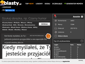 'blasty.pl' screenshot