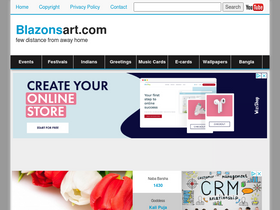 'blazonsart.com' screenshot