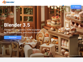 'blender.org' screenshot