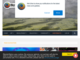 'blendernation.com' screenshot