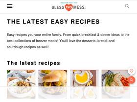'blessthismessplease.com' screenshot