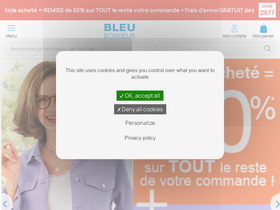 'bleu-bonheur.fr' screenshot