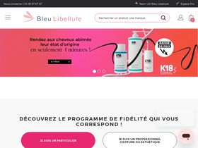 'bleulibellule.com' screenshot