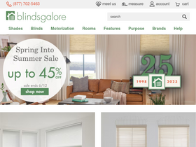 'blindsgalore.com' screenshot