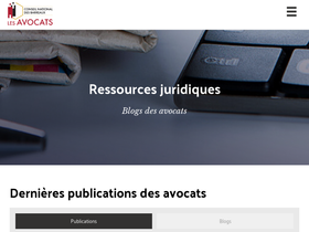 'blogavocat.fr' screenshot