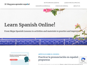 'blogdeespanol.com' screenshot