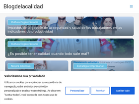 'blogdelacalidad.com' screenshot