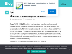 'blogdovestibular.com' screenshot