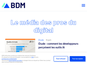 'blogdumoderateur.com' screenshot