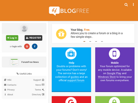 'blogfree.net' screenshot