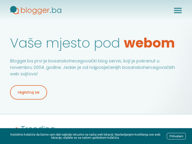 'blogger.ba' screenshot
