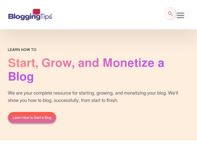 'bloggingtips.com' screenshot