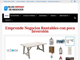 'bloghispanodenegocios.com' screenshot