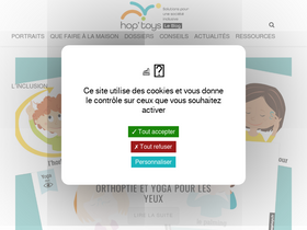 'bloghoptoys.fr' screenshot