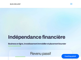 'bloginfluent.fr' screenshot