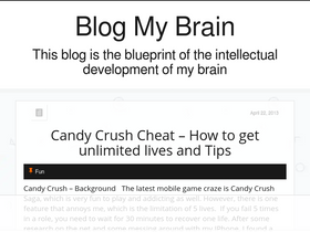 'blogmybrain.com' screenshot