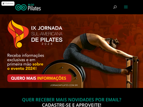 'blogpilates.com.br' screenshot