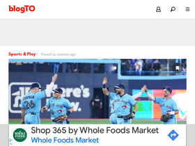 'blogto.com' screenshot