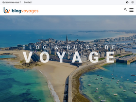 'blogvoyages.fr' screenshot