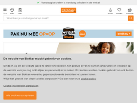 'blokker.nl' screenshot