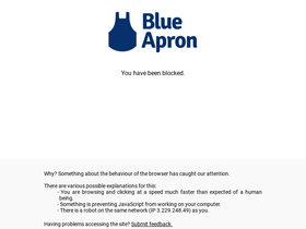 'blueapron.com' screenshot