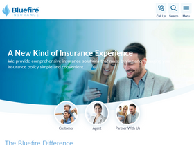 'bluefireinsurance.com' screenshot