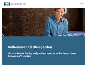 'bluegarden.dk' screenshot