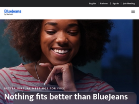 'bluejeans.com' screenshot