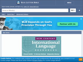 'blueletterbible.org' screenshot