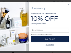 'bluemercury.com' screenshot