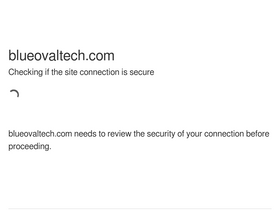 'blueovaltech.com' screenshot