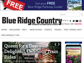 'blueridgecountry.com' screenshot