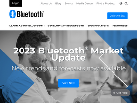 'bluetooth.com' screenshot