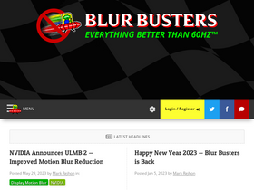 'blurbusters.com' screenshot