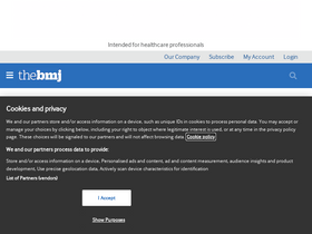'bmj.com' screenshot